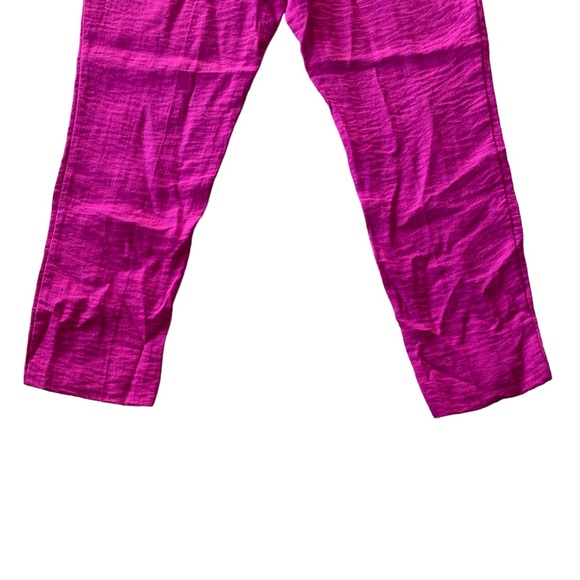 NWT Rachel Roy Drop Anchor Wild Orchid Magenta Cropped Pants - 10 - Picture 6 of 11